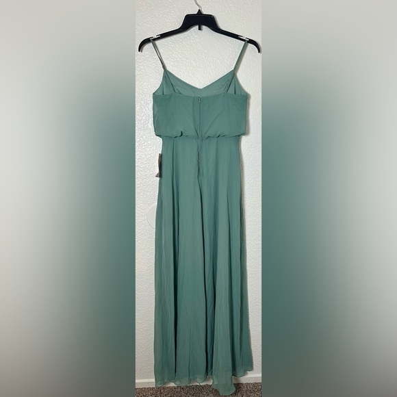 NWT Birdy Grey Gwennie Dress in Chiffon Sea Glass - Picture 5 of 6